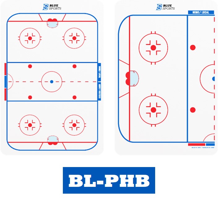 Hockey pocket size board 6" x 4" - Double sided