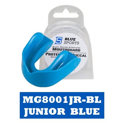 MOUTHGUARD STRAPLESS JR BLUE